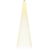  Božićno drvce od svjetlosnih niti s klinom i jarbolom 500 cm - 500 cm | shoptok.hr
