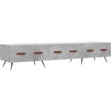Maison Chic TV omarica - TV stojalo - Televizijska omarica betonsko siva 150x36x30 cm inženirski les, (21699787) Cene
