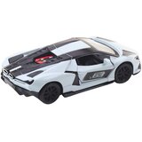 Metalni sportski automobil za utrke, otvaranje vrata, siva 1:32 | shoptok.hr