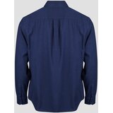Lacoste Chemise en flanelle de coton regular fit Tamno plava | shoptok.hr