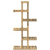  Stalak za biljke Bijela 68 x 23,5 x 140 cm Čvrsto drvo akacije | shoptok.hr