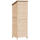  Vrtna Šupa s krovom Prirodna 59 x 56 x 176 cm Čvrsto drvo jele | Eponuda.ba