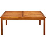 The Living Store Vrtna klubska mizica 110x110x45 cm trden akacijev les - Klubska Mizica, (21459804) | Shoptok.si