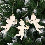 springos set božićnih ukrasa "Anđelići", 3 komada | shoptok.hr