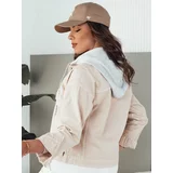 DStreet ASFA women's denim jacket light beige