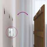  Uzglavlje za krevet boja meda 185x3x60 cm masivna borovina | shoptok.hr
