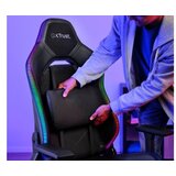 Trust GXT 719 RGB gaming stolica RUYA, crna, udobna, podesiva, bežični daljinski | Eponuda.ba