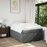  Krevet box spring s madracem tamnosivi 120 x 190 cm tkanina | shoptok.hr