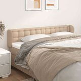  Vzglavje z ušesi kapučino 203x23x78/88 cm umetno usnje, (20954228) | Shoptok.si