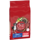 Purina ONE Medium/Maxi Adult govedina in riž - Varčno pakiranje: 2 x 7 kg | shoptok.hr