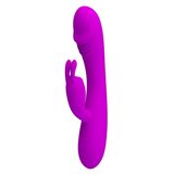 Pretty Love Hunter Vibrator, 30 modova vibracije, 17 cm, Ljubičasti Cene