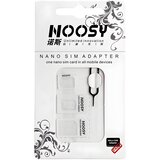 IZMAEL Noosy adapter Nano Micro Sim 3u1 iPhone Set + ključ - Bijela | shoptok.hr