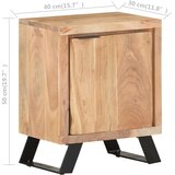 Noćni ormarić 40x30x50 cm masivno bagremovo drvo sa živim rubom | shoptok.hr