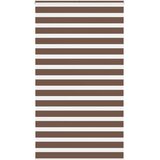 Zebra zavjesa Smeđa 135x200 cm Širina tkanine 130,9 cm Poliester | Shoptok.si