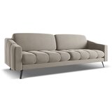 Makamii Bež žametna sedežna garnitura 238 cm Nalu – | Shoptok.si