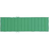 vidaXL jastuk za ležaljku za sunčanje zeleni 200x70x3 cm od tkanine | shoptok.hr