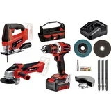 TE-TK 18/3 Li Kit JS+CD+AG Power X-Change 4257241 komplet orodja v torbi, (20531378)