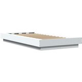  Okvir za krevet s LED svjetlima bijeli 90 x 190 cm drveni | shoptok.hr
