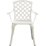  5-dijelni bistro set od lijevanog aluminija bijeli | shoptok.hr