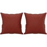  Jastuci 2 kom crvena boja vina 40x40 cm od umjetne kože | shoptok.hr
