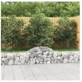  Lučne gabionske košare 2 kom 200x30x40/60 cm pocinčano željezo | shoptok.hr