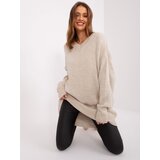 RUE PARIS Sweater-LC-SW-0341.12P-beige | Shoptok.si