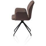 Livetastic Naslanjač Hilda, Rjava, Vrtljiv | Shoptok.si