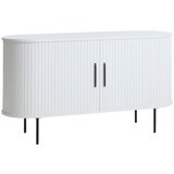 Unique Furniture Bela komoda z drsnimi vrati 140x76x45 cm Nola – | Shoptok.si