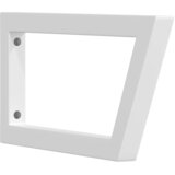  Nosači polica za umivaonik 2 kom bijeli trapezni čelični Bijela 20 x 45 cm | Shoptok.si