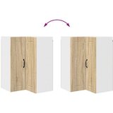 vidaXL Stenska kuhinjska omarica s polico Sonoma hrast 57 x 57 x 80 cm | Shoptok.si