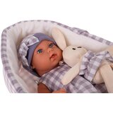 BEBA lutka za igru sa dodacima - Lovely Baby - ljubičasto/siva | Shoptok.si