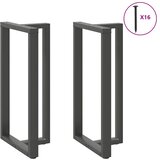  Noge za barski stol T-oblika 2 kom antracit 60x35x(110-111) cm čelik | shoptok.hr