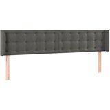  LED uzglavlje tamnosivo 203x16x78/88 cm baršunasto | Eponuda.ba