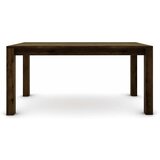  Hrastov stol 160 x 80 cm, braon brušen sa zlatnim efektom | shoptok.hr