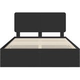  Krevetna konstrukcija Crna 140 x 190 cm Inženjersko Drvo | shoptok.hr