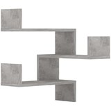 vidaXL Stenske kotne police 2 kosa betonsko sive 40x40x50cm iverna pl., (20620346) | Shoptok.si