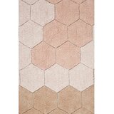 Lorena Canals Svijetlo ružičasti periv/ručno rađen pamučan okrugao tepih ø 140 cm Honeycomb Rose – | shoptok.hr