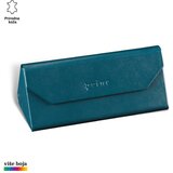 PRINC LEATHER Sklopiva futrola za naočare, Petrolej Cene