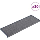  Prostirke za stepenice 30 kom 65x21x4 cm svijetlo sive i plave pravokutne rubove | shoptok.hr