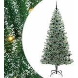  Umjetno Božićno Drvo s Snježnim Flokom i LED Svjetlom 240 cm | shoptok.hr