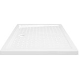 Podloga za tuširanje s točkicama bijela 80 x 100 x 4 cm ABS | shoptok.hr