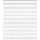 vidaXL zebra senčilo bela 135x100 cm tkanina širina 130,9cm poliester Cene