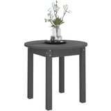 Stolić za kavu sivi Ø 45x40 cm od masivne borovine | shoptok.hr