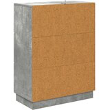  Ormar s ladicama Betonska siva 66 x 34,5 x 87 cm | shoptok.hr