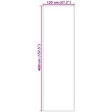 vidaXL Otirač Narančasti, Crni Poliamid 400 x 120 x 0.9 cm Otirač | shoptok.hr