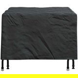 vidaXL Prevleka za zunanje pohištvo Črna 60 x 60 x 45 cm 420D tkanina | Shoptok.si
