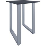 XXXL Barska Miza Xona, Barva Hrasta, Srebrna, 80x80cm Cene