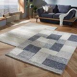 Linea Natura ročno tkana preproga nordic 80/150 cm tkano siva, temno siva | Shoptok.si