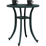  Vrtni stol zeleni Ø48x53 cm od lijevanog aluminija | shoptok.hr