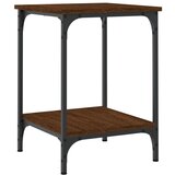  Stolić za kavu smeđa boja hrasta 40x40x55 cm konstruirano drvo | shoptok.hr